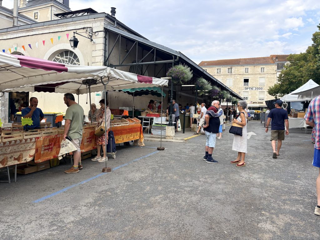 Saturday morning at Ruffec Market in the Charente